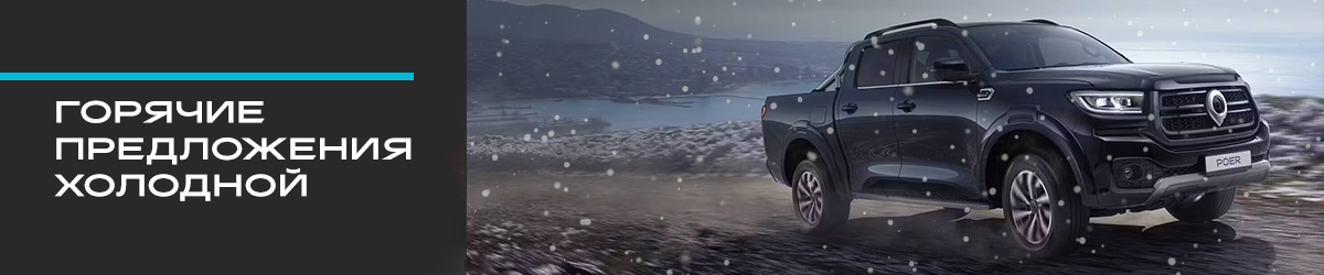 GREAT WALL в январе 2026: горячие предложения холодной зимой